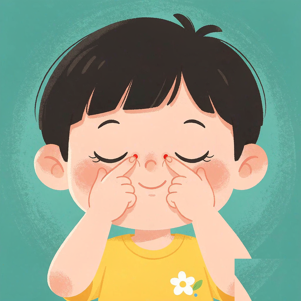 亮亮做眼保健操