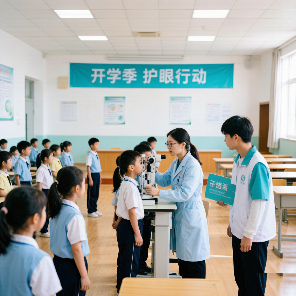 暑假爱心托管班近视防控课堂